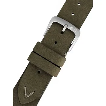 Řemínek na hodinky Kožený řemínek Morellato Pollock M 5535D41.073, zelený