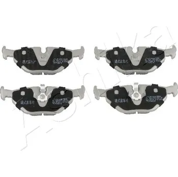 Brzdová destička Sada brzdových destiček, kotoučová brzda ASHIKA 51-00-0105