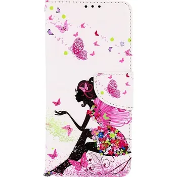 Pouzdro na mobilní telefon Pouzdro Vivo Y01 knížkové Zasněná dívka (kryt neboli obal na Vivo Y01)