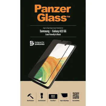 PanzerGlass 9H ochranné sklo Samsung Galaxy A33 5G černé