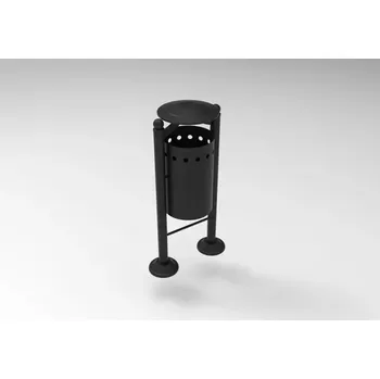 Venkovní odpadkový koš PROFICITY Odpadkový koš se stříškou Monako