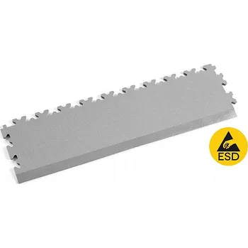 vinylová podlaha Speciální podlaha Nájezd FORTELOCK ESD Kůže Šedá