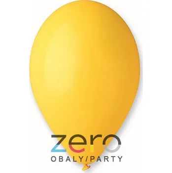 Balónek Balónky nafukovací pr. 26 cm, 20 ks (pastel) - tm. žluté