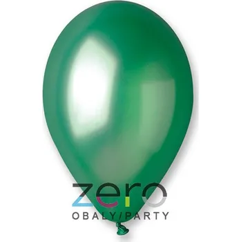 Balónek Balónky nafukovací pr. 26 cm, 100 ks (metal) - zelené