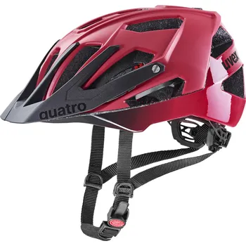 Cyklistická přilba UVEX Quatro CC Dark Red/Black Mat 52-57