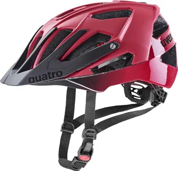 Cyklistická přilba UVEX Quatro CC Dark Red/Black Mat 52-57