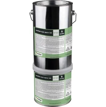 Lak na dřevo Weber webersys epox lak 7 kg