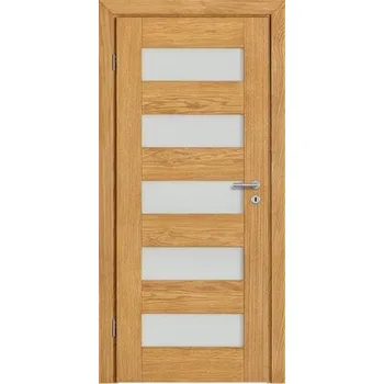 Interiérové dveře DOORSY Interiérové dřevěné dveře DOORSY TREVISO 5 kartáčovaný