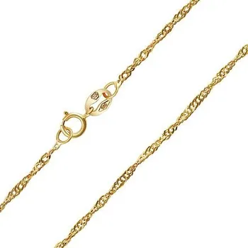 Řetízek Zlatý řetízek Singapur 1,4 mm - Y varianta 40 cm AWSGVD025NGY-40 cm