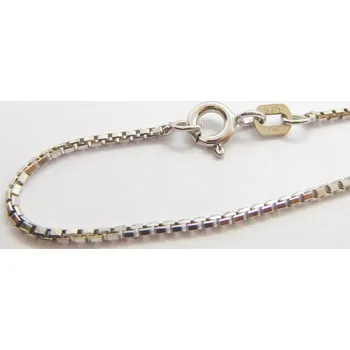 Řetízek Klenoty Budín Dámský přívěskový stříbrný řetízek VENEZIA - BENÁTSKÝ 925/3,80gr 60cm 0301167 (Klenoty Budín Dámský přívěskový stříbrný řetízek VENEZIA - BENÁTSKÝ 925/3,80gr 60cm 0301167)