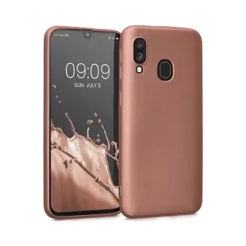 Pouzdro na mobilní telefon Pouzdro pro Samsung Galaxy A40 - měděná