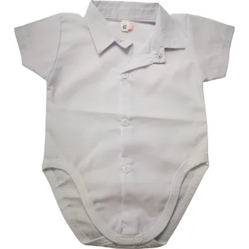 Kojenecký body Dino Dini Košilové body 2120 bílé Rozměr: 74