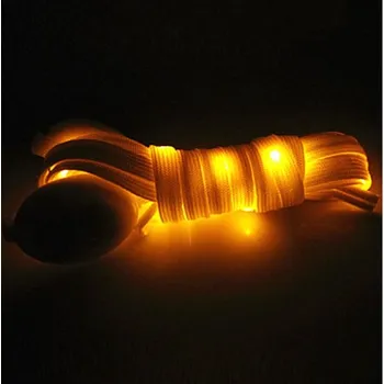 Tkaničky do bot LED šňůrky do bot Žlutá