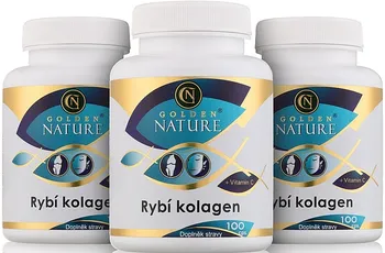 Přírodní produkt Golden Nature Rybí kolagen + Vitamin C