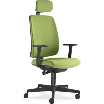 Židle kancelářská Leaf 500-SYB, hlavová opěrka, zelená