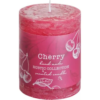 Svíčka Svíčka RUSTIC VÁLEC vonná třešeň d7x9cm