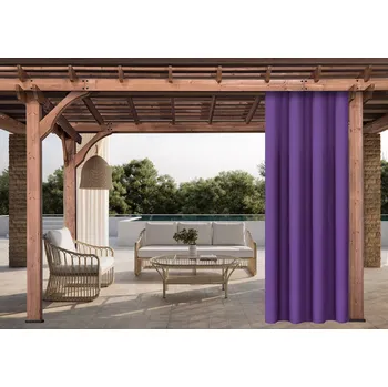 Pergola Venkovní zahradní závěs s tunýlkem JAMAICA color 29 fialová, různé rozměry (cena za 1 kus) + dárek úvaz MyBestHome Rozměr: 155x200 cm