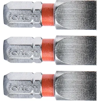Bit Bit plochý 3ks, 8x25mm, S2, FORTUM