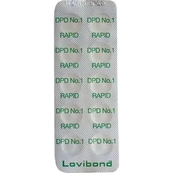 Bazénová chemie Test tablety DPD č. 1 Cl – 10 ks (volný chlor)