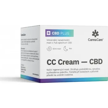 CBD CannaCare konopná mast s CBD na noc