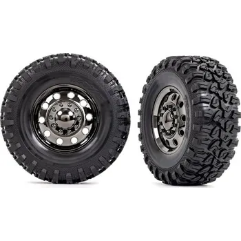 RC vybavení 1:10 Traxxas TRX-6 Ultimate RC Hauler 6x6: Kolo 2.2", disk TRX-6, pneu Canyon RT 2.2x4.6" přední (2 ks)