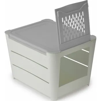 Dóza na potraviny Snips Box na brambory 3 kg bílošedý