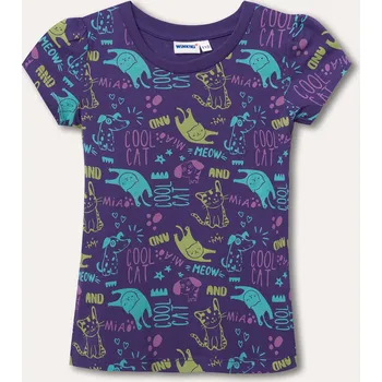 Dívčí triko - Winkiki WKG 11041, fialová/ 390 Barva: Fialová, Velikost: 116