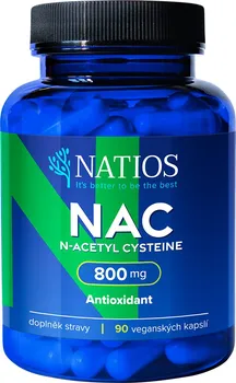 Přírodní produkt Natios NAC N-Acetyl Cysteine 800 mg 90 cps.