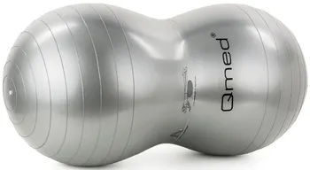 Gymnastický míč Qmed Peanut 100 x 50 cm šedý