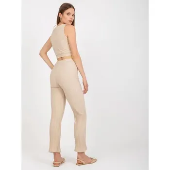 Dámská souprava pruhovaná dvoudílná ANNICE béžová