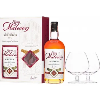 Whisky Malecon 12YO 0,7l 40% +2 skla