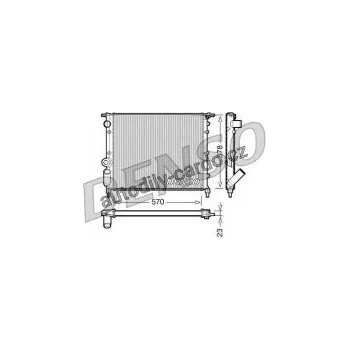 Chladič motoru Chladič motoru DENSO (DE DRM23013)