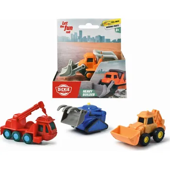 autíčko Dickie Stavební autíčko 10cm, 4 druhy