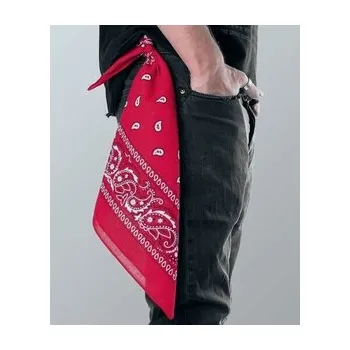 Šátek Šátek s paisley vzorem červený