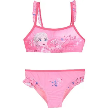 Dívčí plavky Sun City Dívčí bikiny Frozen Elsa světle růžové 104