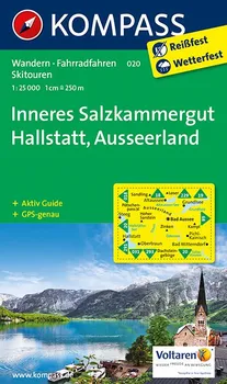 Inneres Salzkammergut, Hallstatt, Ausseerland 1:25 000 - Nakladatelství Kompass Karten [DE] (2014)