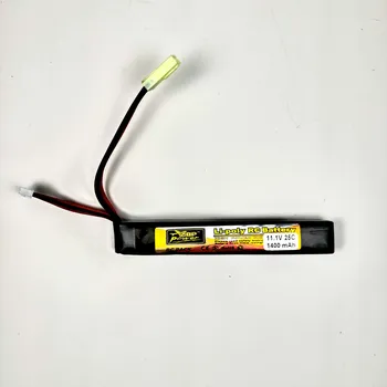 Baterie pro airsoftovou zbraň XCell Li-Pol baterie X-Cell 11,1V 1400mAh, 25C - Stick (buffer, dlouhý)