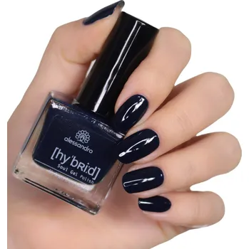 Lak na nehty Alessandro Hybrid gelový lak URBAN DENIM 8 ml