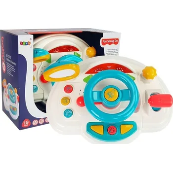 Hračka pro nejmenší LEAN Toys Interaktivní volant pro děti