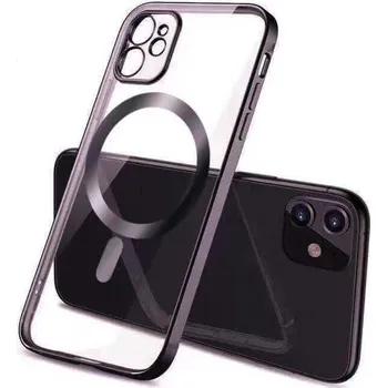 Pouzdro na mobilní telefon MagSafe silikonový kryt pro Apple iPhone XR - černý