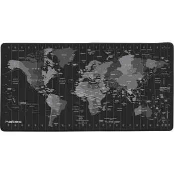 Natec Time Zone Map Maxi černá