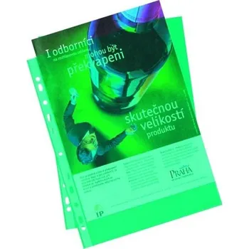 Obal euro A4 U, 50 micronů, zelený