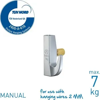 Rám na obraz Boční obrazový háček s nosností do 7 kg