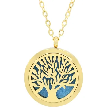 Náhrdelník Aroma difúzní náhrdelník zlatá barva 50 cm Vincenza