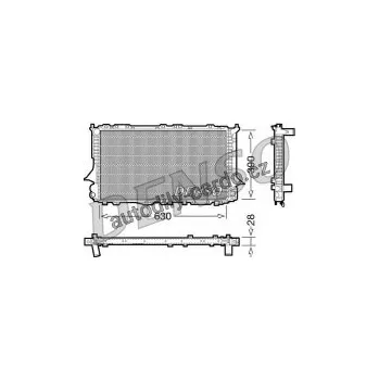 Motor automobilu Chladič motoru DENSO (DE DRM02006)