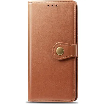 Příslušenství pro tablet VSECHNONAMOBIL 25197 LEATHER BUCKLE Peňaženkový obal Samsung Galaxy A42 hnědý