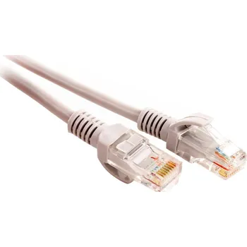 Síťový kabel Getfort cat.5e UTP patchcord 10m šedý