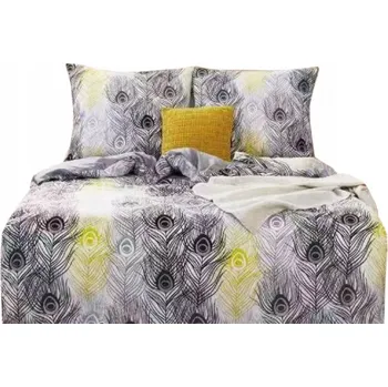 Povlečení Bavlněné saténové povlečení ElWay rozměr 140×200 vzor 4820 Dewa