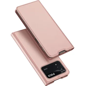 Pouzdro na mobilní telefon DUX 44581 DUX Peněženkový kryt Xiaomi Poco M4 Pro růžový