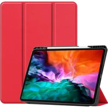 Pouzdro na tablet VSECHNONAMOBIL 31011 LEATHER zaklapovací obal iPad Pro 12.9 2022 / 2021 červený
